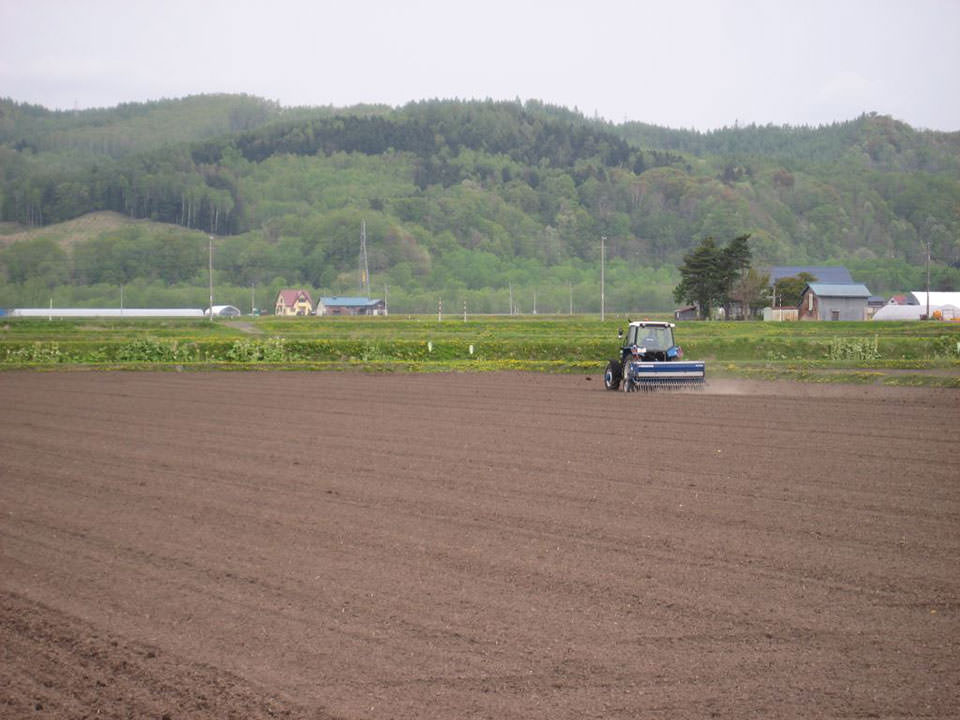 播種作業