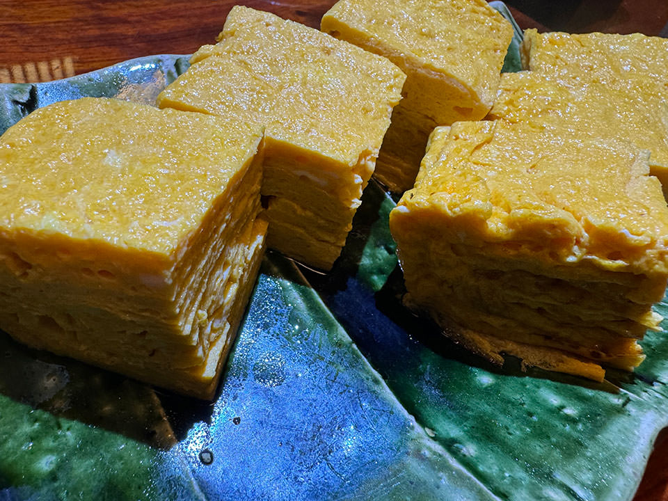 蕎麦屋の定番玉子焼き