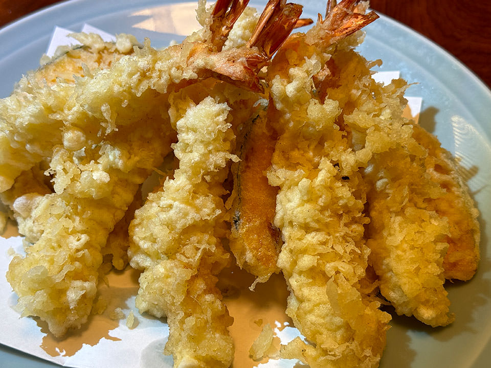 大海老と南瓜の盛り合わせ