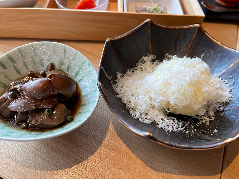 鶏白レバー山椒醤油漬け