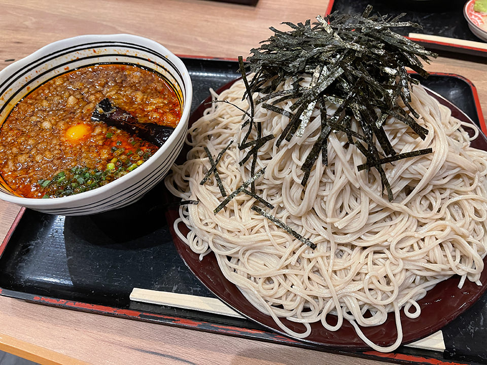 大盛りのお蕎麦