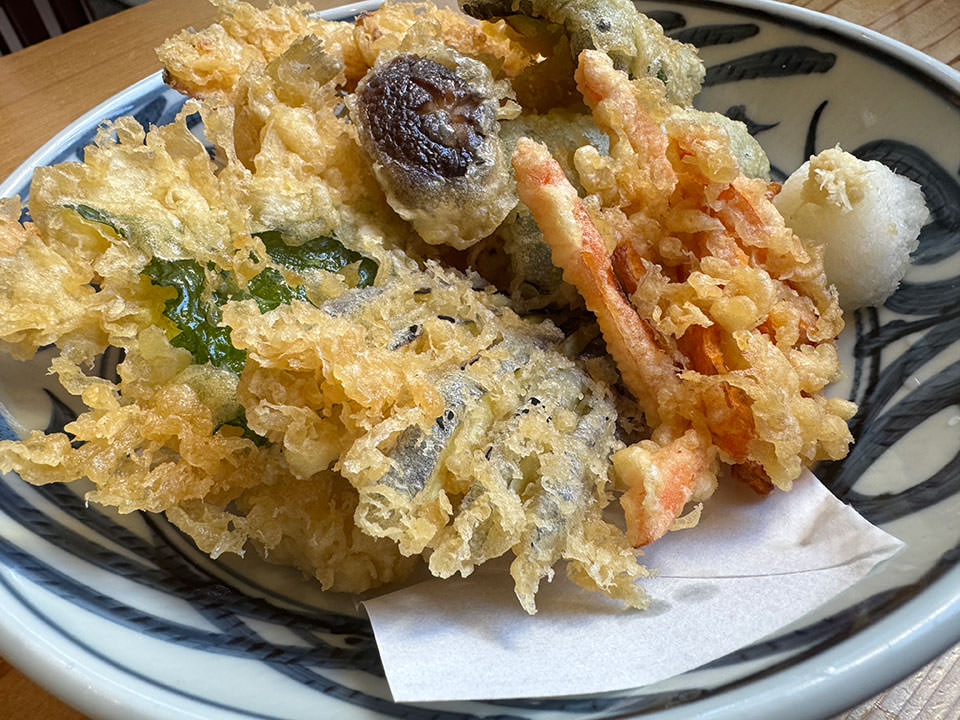 天婦羅の盛り合わせ