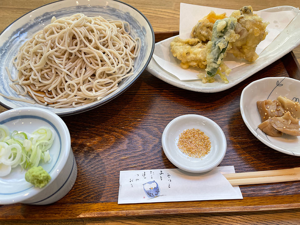 期間限定 牡蠣せいろ蕎麦